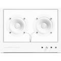 Thumbnail photo of Small Transparent Speaker White - Speakers and sound systems - Per Brickstad - White