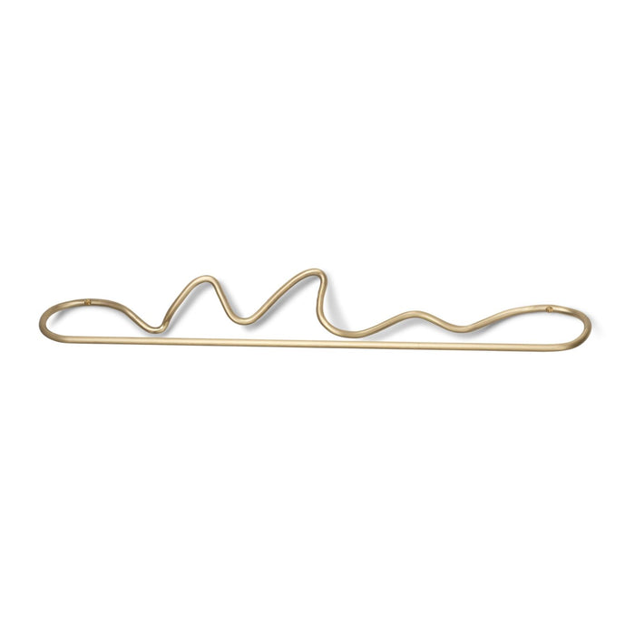 Photo of Curvature - Towel Hanger - Håndklædeholder - Black Brass - W65,9 X H10,7 X D8,5 Cm