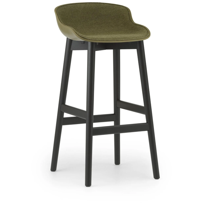 Photo of Hyg Bar Stool, Wood / Full Upholstery 75 Cm