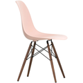 Eames Plastic Chair Dsw - 41 Pale Rose - Dark Maple - Matstolar - Charles & Ray Eames - Rosa - Metall/trä/plast