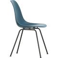 Eames Plastic Chair Dsx - 83 Sea Blue - Basic Dark Base - Matstolar - Charles & Ray Eames - Blå - Metall/plast
