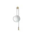Rise & Shine Wall Mirror Natural Oak/brass