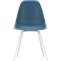 Eames Plastic Chair Dsx - 83 Sea Blue - White Base - Matstolar - Charles & Ray Eames - Blå - Metall/plast