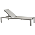 Relax Sun Lounger, Light Grey - Sun loungers & sun loungers - Cane-line Design Team - Metal
