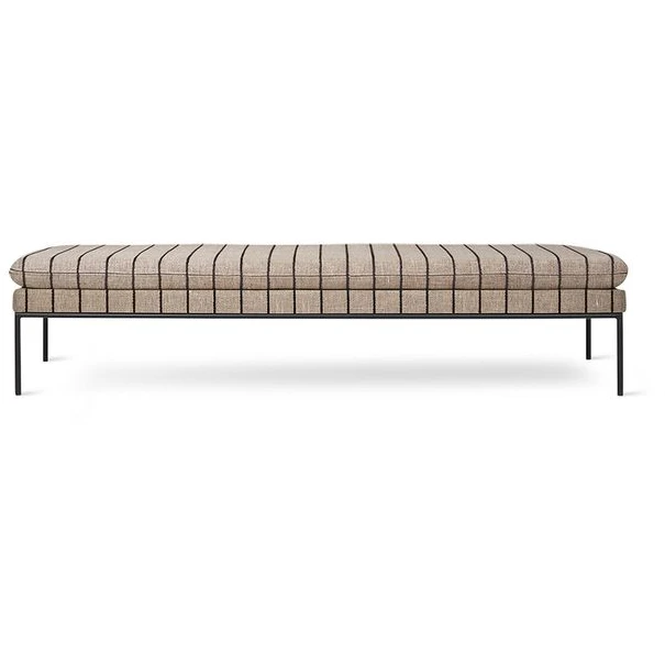 Photo of Turn Daybed - Daybed - Black - Pasadena - Sand/black - W190 X H42 X D80 X Sh42 Cm