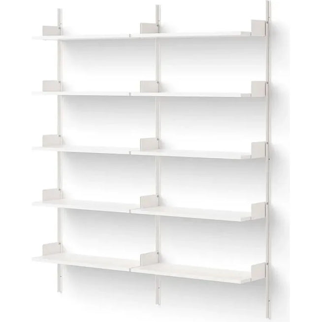 Photo of New Works Library Shelf - Reolsystem - White / White - H190 X W163.5 X D30.5 Cm