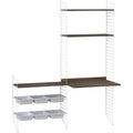 Thumbnail photo of String Floorboard 200, White, 2-pack - Shelving - Nils Strinning - White - Metal