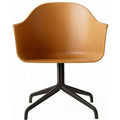 Thumbnail photo of Harbour Swivel Chair Black Aluminium Shell Khaki - Office Chairs