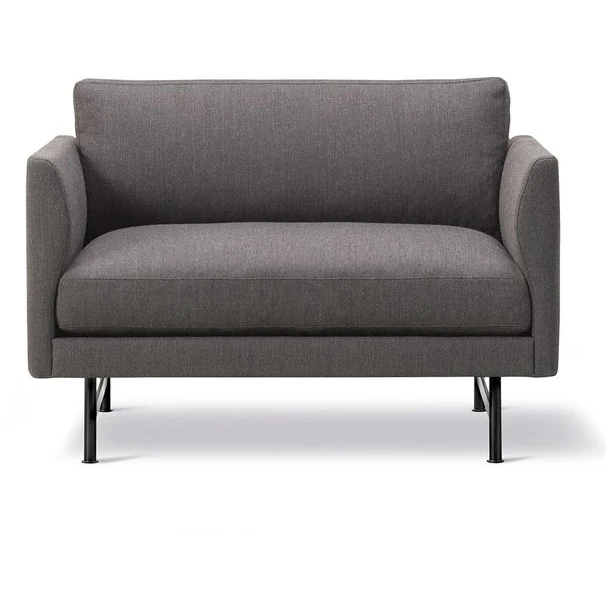 Photo of Calmo Lounge Chair 80 5621 By Hugo Passos - Lænestol - Fiord 271 / Black - W105 X D90 X H75,5 X Sh41 Cm