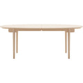 Thumbnail photo of Carl Hansen - Ch338, soaped beech, with pull-outs for 2 extension leaves - dining table - Hans J. Wegner - wood-coloured - wood