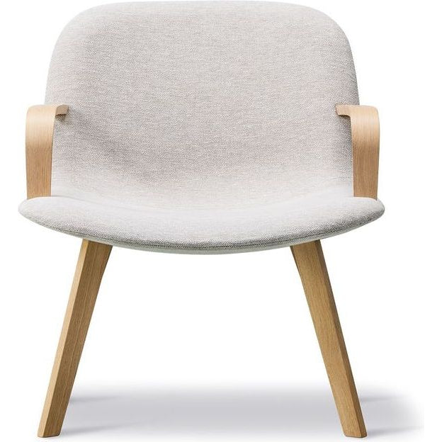Eyes Lounge Armchair 4856 By Foersom & Hiort-lorenzen - Lænestol - Clay 03 / Lacquered Oak - W65 X D71 X H72 X Sh39 Cm