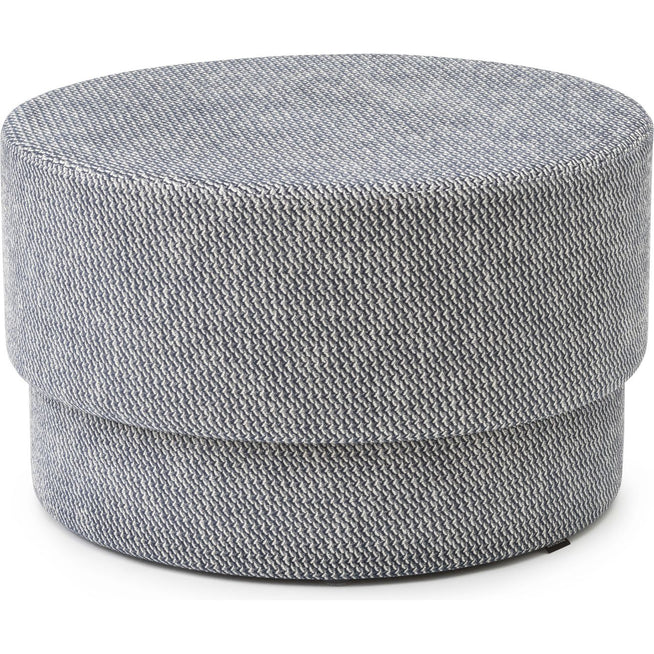 Photo of Silo Pouf Medium Navy Blue/albagia 288 - Beanies - Hans Hornemann - Blue - Wood/textile/plastic