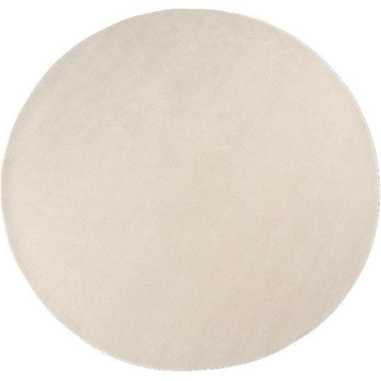 Photo of Quiet tufted carpet - Carpet - Ø240 - Off-white - W240 x D3 x H240 cm