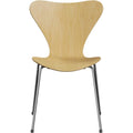 Thumbnail photo of 3107 Sjuan, Ash veneer - Dining chairs - Arne Jacobsen - Wood-coloured - Metal/wood
