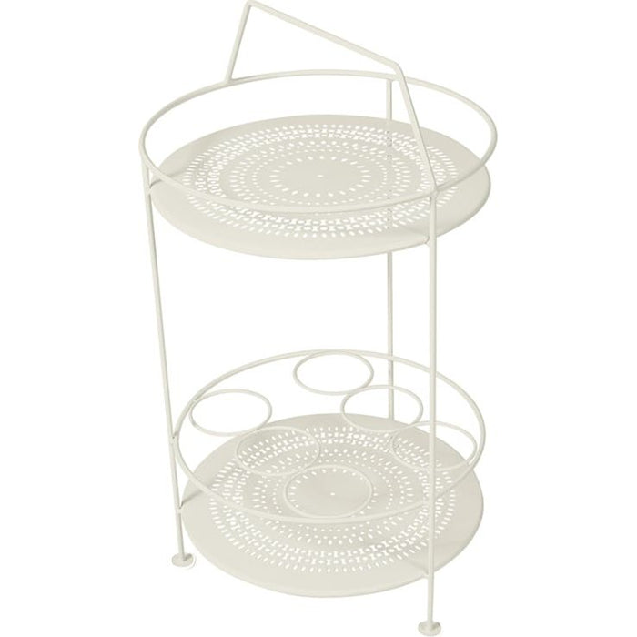 Montmartre Portable Bar Clay Grey A5 - Small Tables & Outdoor Side Tables - Green, Grey - Metal