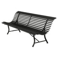 Thumbnail photo of Louisiane Bench 200 cm Liquorice 42 - Garden Benches - Black - Metal