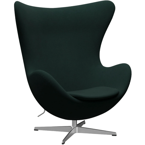Photo of 3316 Ägget, Christianshavn 1161 Satin Polished Aluninium - Swivel chairs - Arne Jacobsen - Metal/foam