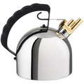 Thumbnail photo of Kettle 9091  Stainless Steel / Brass / Black - Vattenkokare - Richard Sapper - Silver