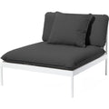 Thumbnail photo of Bönan Lounge Chair - Light Grey Aluminum Frame - Cushion Dark Grey Sunbrella Sling - Outdoor Armchairs