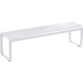 Bellevie Bench Cotton White - Garden Benches - Pagnon & Pelhaître - White - Metal