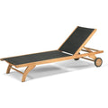 Columbus Sunbed Black - Sun loungers & sun loungers - Skagerak Design Team - Wood