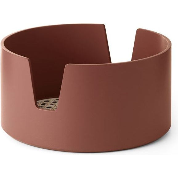 Photo of Salon Tray Ø24 - Bakke - Rust - H12 X Ø24 Cm