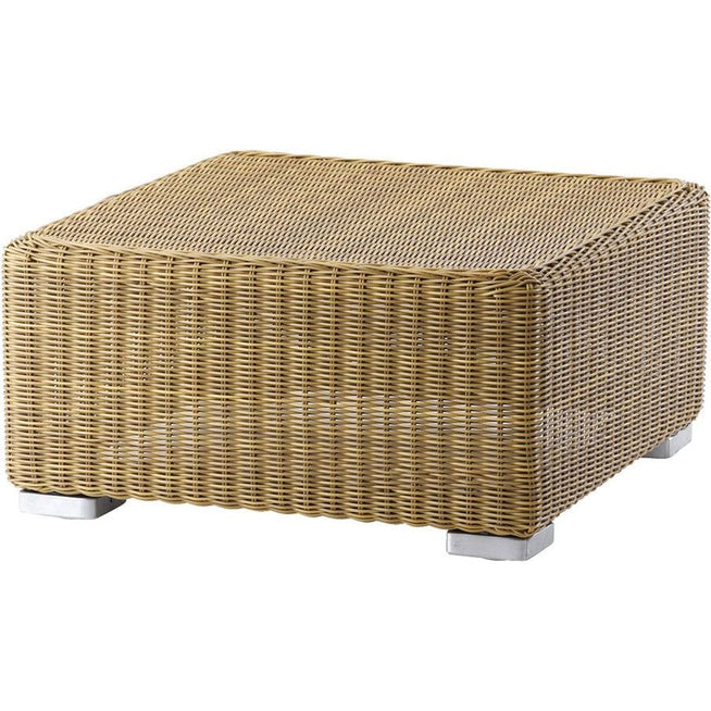 Photo of Chester Footstool - Footstool - Natural Cane-line Weave - W: 60 x D: 60 x H: 30 cm