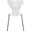 3107 Seven, Coloured Ash, Venetian Red, Underframe Warm Graphite - Dining chairs - Arne Jacobsen - Red - Metal/wood