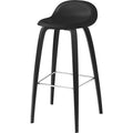 Thumbnail photo of 3d Counter Stool Wood Base 65 cm
