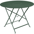 Thumbnail photo of Floréal Table Ø 96 cm, Cedar Green - Outdoor dining table - Green - Metal