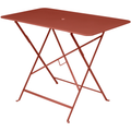 Thumbnail photo of Bistro Table 97 x 57 cm, Red Ochre - Garden Table - Red - Metal