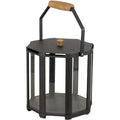 Thumbnail photo of Lightlux Lantern M/teak - Lantern - Lava Grey, Aluminium