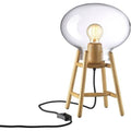 Thumbnail photo of Hiti U4 Table Lamp - lacquered oak, clear glass