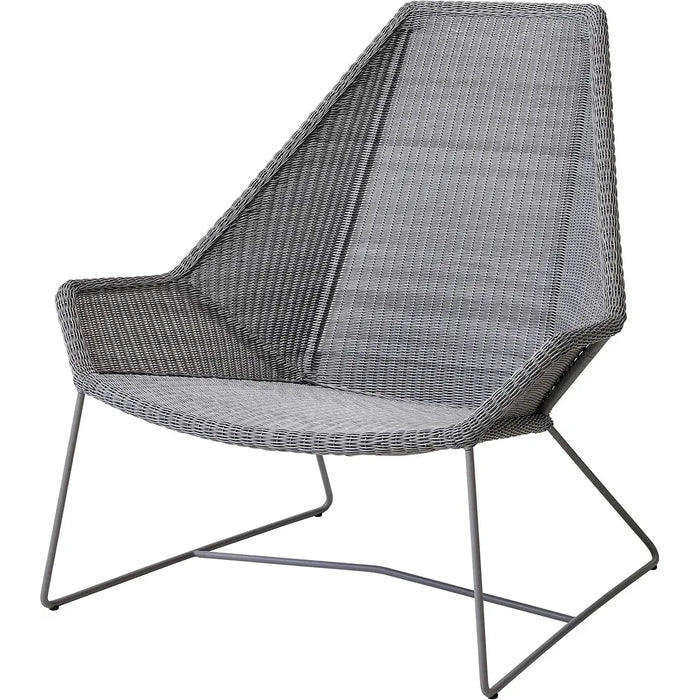 Photo of Breeze Highback Loungestol 5469 Li/ls/lw - Loungestol - Lysegrå - B: 98 X D: 87 X H: 98 X Sh: 40 Cm