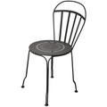Thumbnail photo of Louvre Chair Liquorice 42 - Outdoor dining chairs - Black - Metal