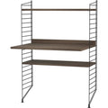 Thumbnail photo of String Headboard 115, Black, 2-pack - Shelving - Nils Strinning - Black - Metal