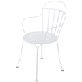Thumbnail photo of Louvre Armchair Cotton White 01 - Matstolar Utomhus - Vit - Metall