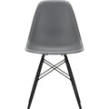 Eames Plastic Chair Dsw - 56 Granite Grey/black Maple - Matstolar - Charles & Ray Eames - Grå - Metall/trä/plast
