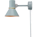 Thumbnail photo of Type 80 Wall Light Grey Mist, With Cable/plug, Incl. Led 6w Max 10w E27 600lm, 2700k Ip20 - Sänglampor - Sir Kenneth Grange - Grå