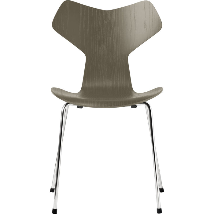 Photo of 3130 Grand Prix Chair | Ash Veneer | Chromed Steel Base