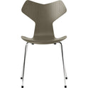 3130 Grand Prix Chair | Ash Veneer | Chromed Steel Base