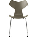 3130 Grand Prix Chair - Ash Veneer - Chromed Steel Base