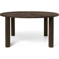 Thumbnail photo of Post Dining Table - Dining Table - Dark Brown - Ø: 150 x H: 73 cm