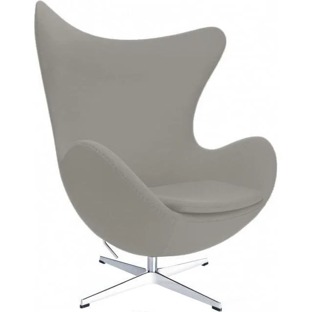 Photo of 3316 Egg Lounge Chair - Satin Polished Aluminum Base