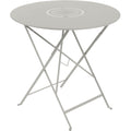 Thumbnail photo of Floréal Table 77 cm Clay Grey A5 - Outdoor Dining Table - Green,Grey - Metal