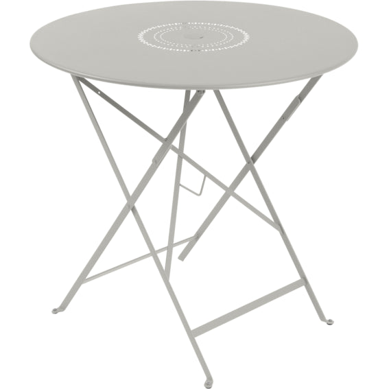 Photo of Floréal Table 77 cm Clay Grey A5 - Outdoor Dining Table - Green,Grey - Metal
