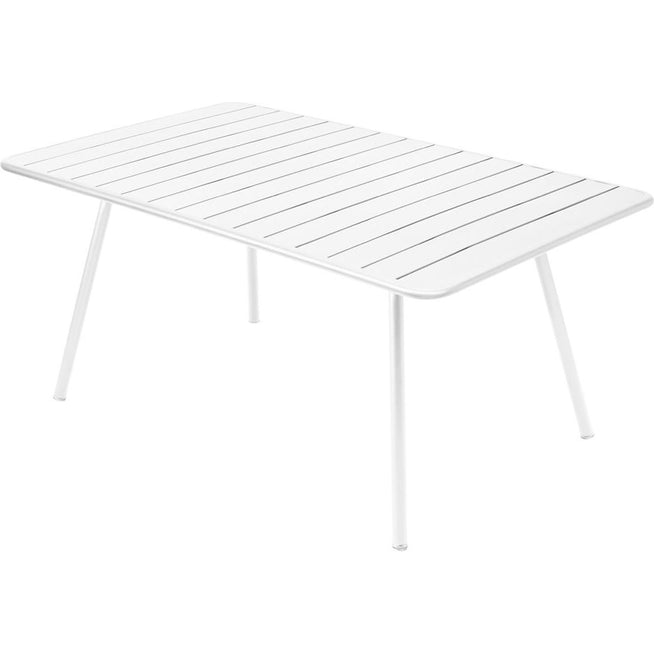 Photo of Luxembourg Table 165 X 100 Cm - Cotton White - Dining Table Outdoor - Metal