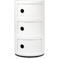 Thumbnail photo of Modular 4967 White 3 Compartments - Hurtsar - Anna Castelli Ferrieri - Vit - Plast
