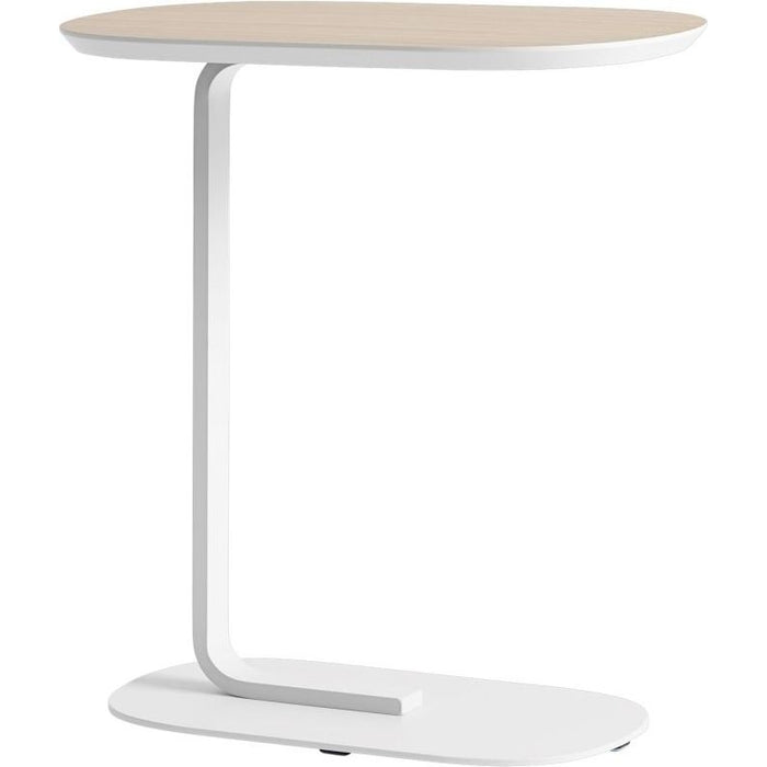 Relate Side Table, Oak Laminate/off-white - Småbord & Sidobord - Big-game