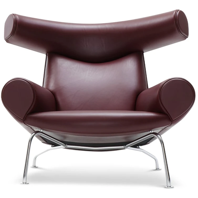 Photo of Wegner Ox Armchair Leather Max